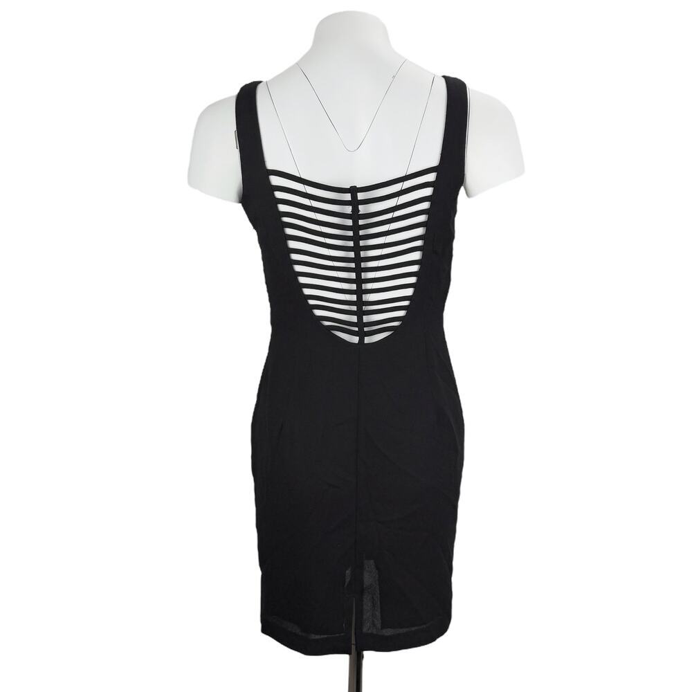 JOSEPH RIBKOFF Black Sheath Dress 6 Petite - Picture 3 of 6